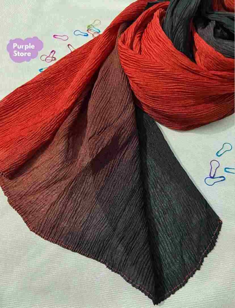 Red Night  -  Ombre Hijabs