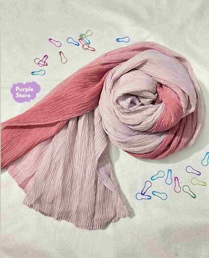 Rust Rose  -  Ombre Hijabs